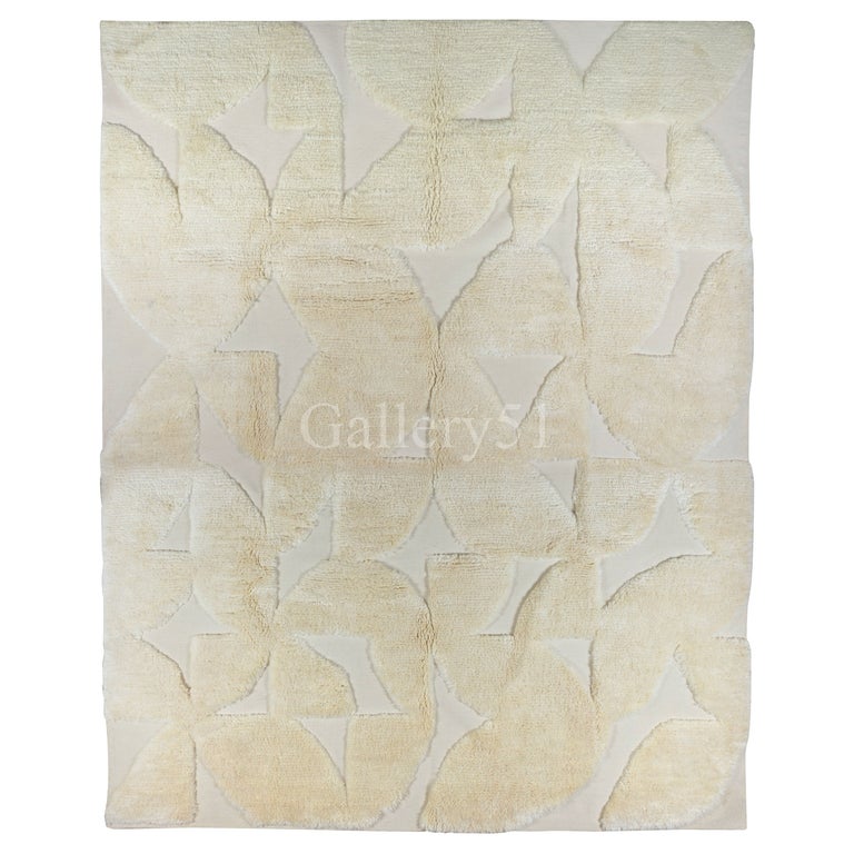 Tapis en laine multicolore Estella Domino 140x200 cm – Design moderne tufté main