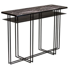 Steel Handcrafted Console Signed by Novocastrian