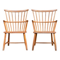 Pair of Windsor Chairs by Ove Boldt, 1947