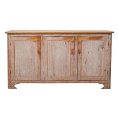 Antique Northern Swedish Rustic Country Sideboard