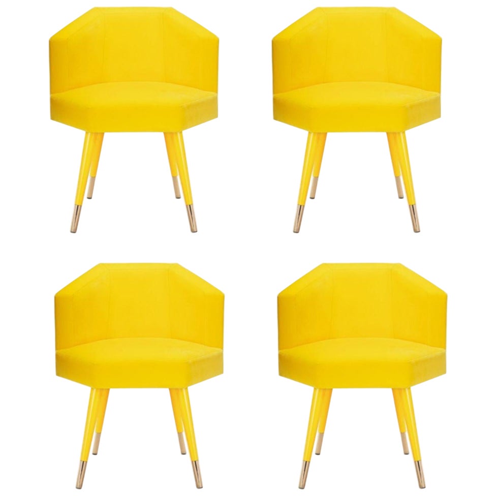 Set of 4 Beelicious Dining Chairs, Royal Stranger For Sale