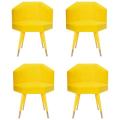 Set of 4 Beelicious Dining Chairs, Royal Stranger
