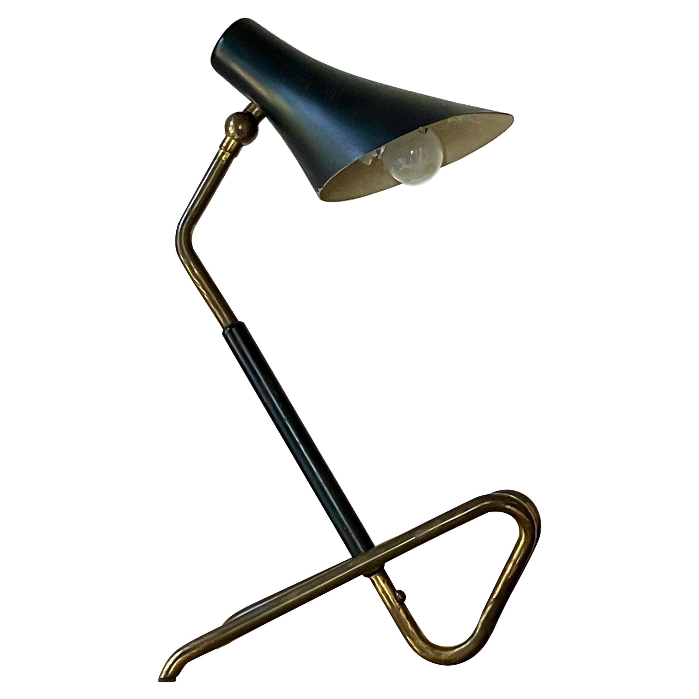 Mid-Century Modern Table Lamp Attr. to Sarfatti, Arteluce, 1950s For Sale at 1stDibs | arteluce table lamp