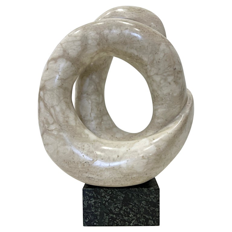 Large Organic Postmodern Abstract Marble Sculpture For Sale at 1stDibs