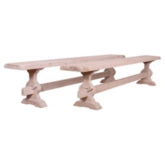 Pair of French Trestle Benches