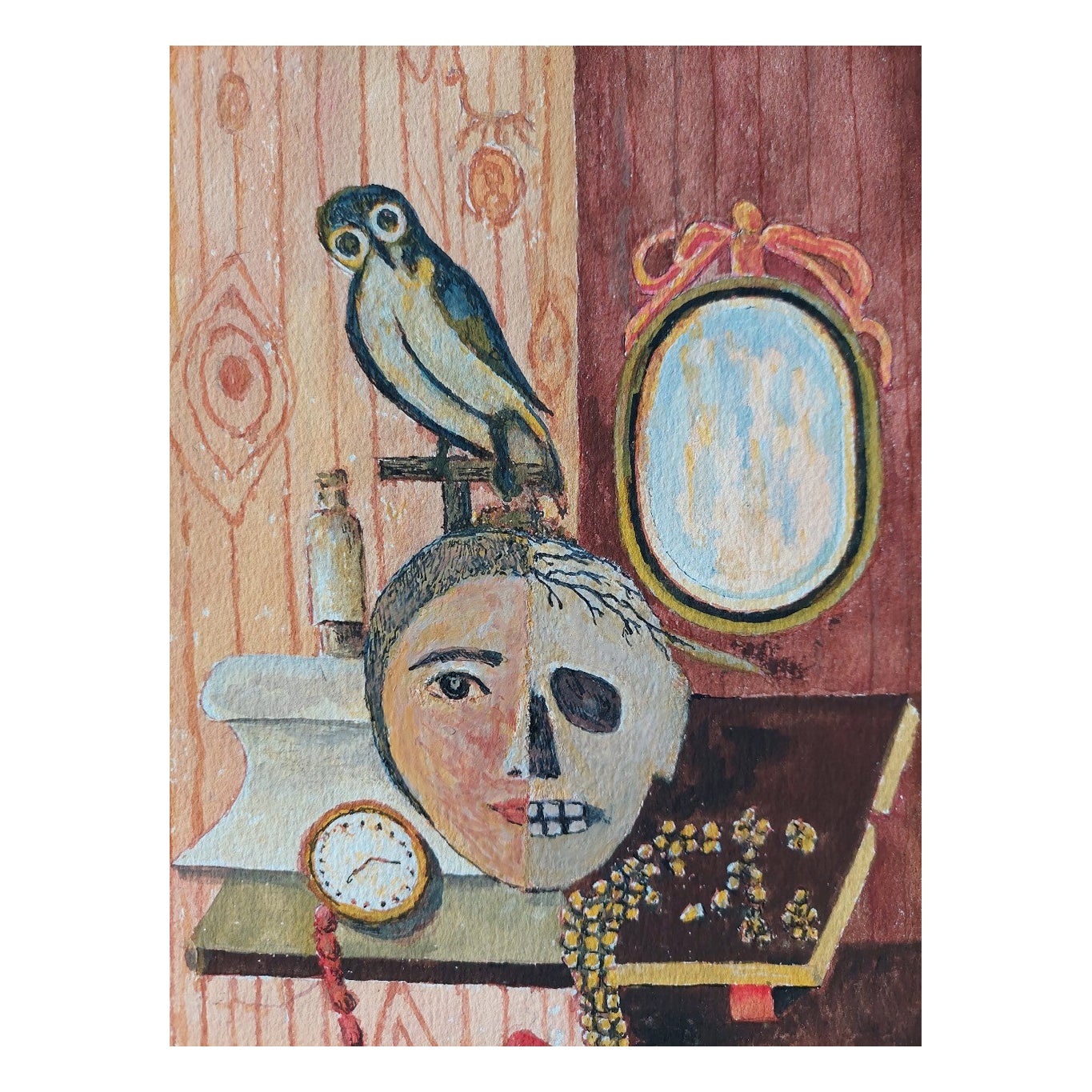 Siglo XX Pintura cubista modernista francesa Labbe, Naturaleza muerta