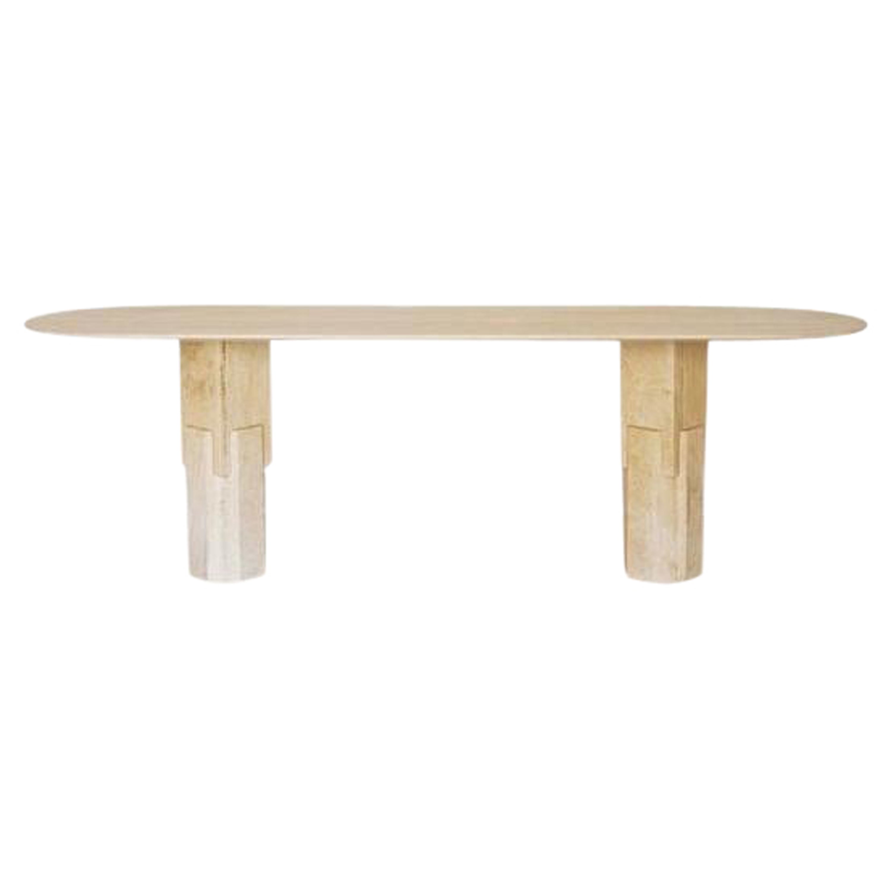 Marble Ionik Console by Oeuffice For Sale