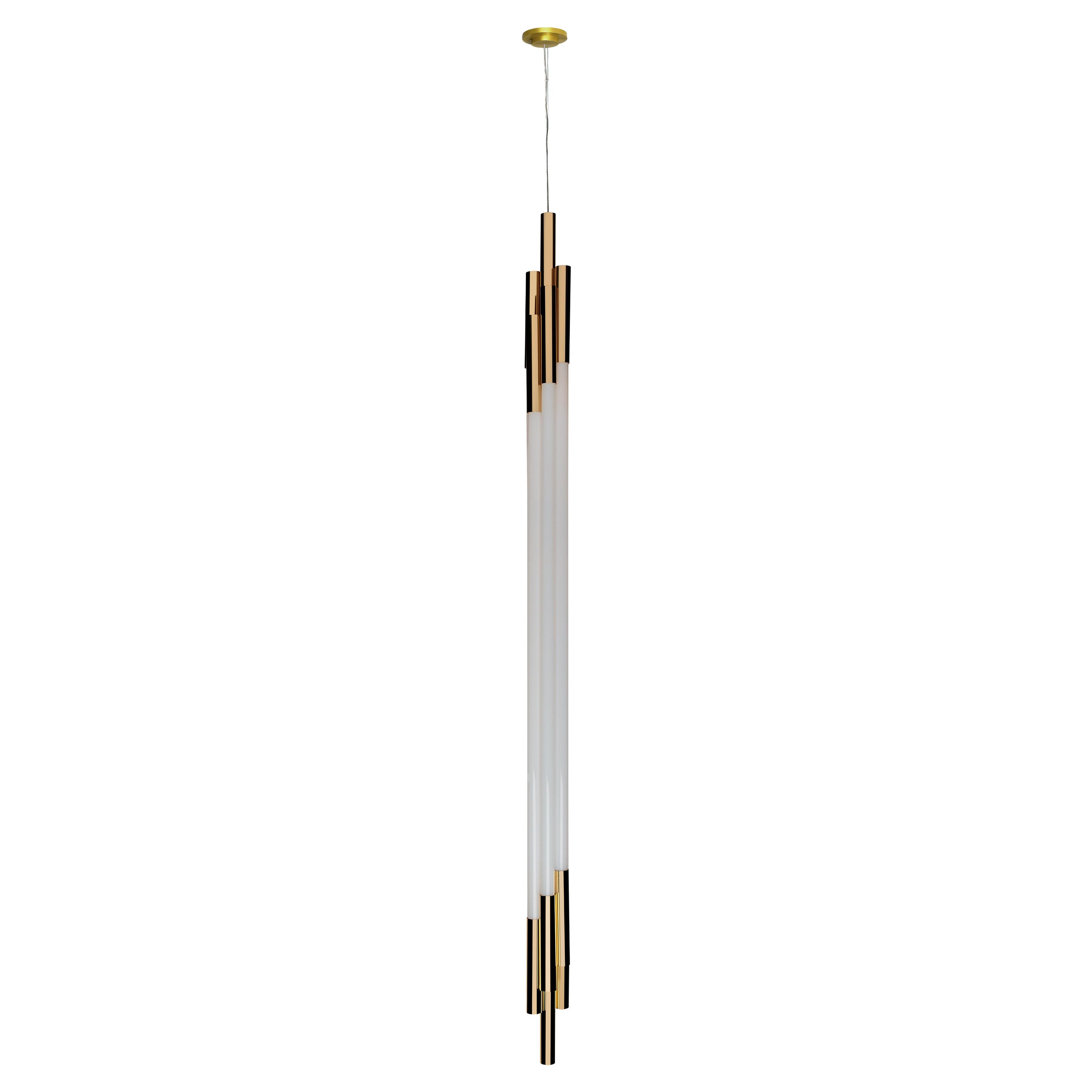 Medium Vertical Org Pendant Lamp by Sebastian Summa For Sale