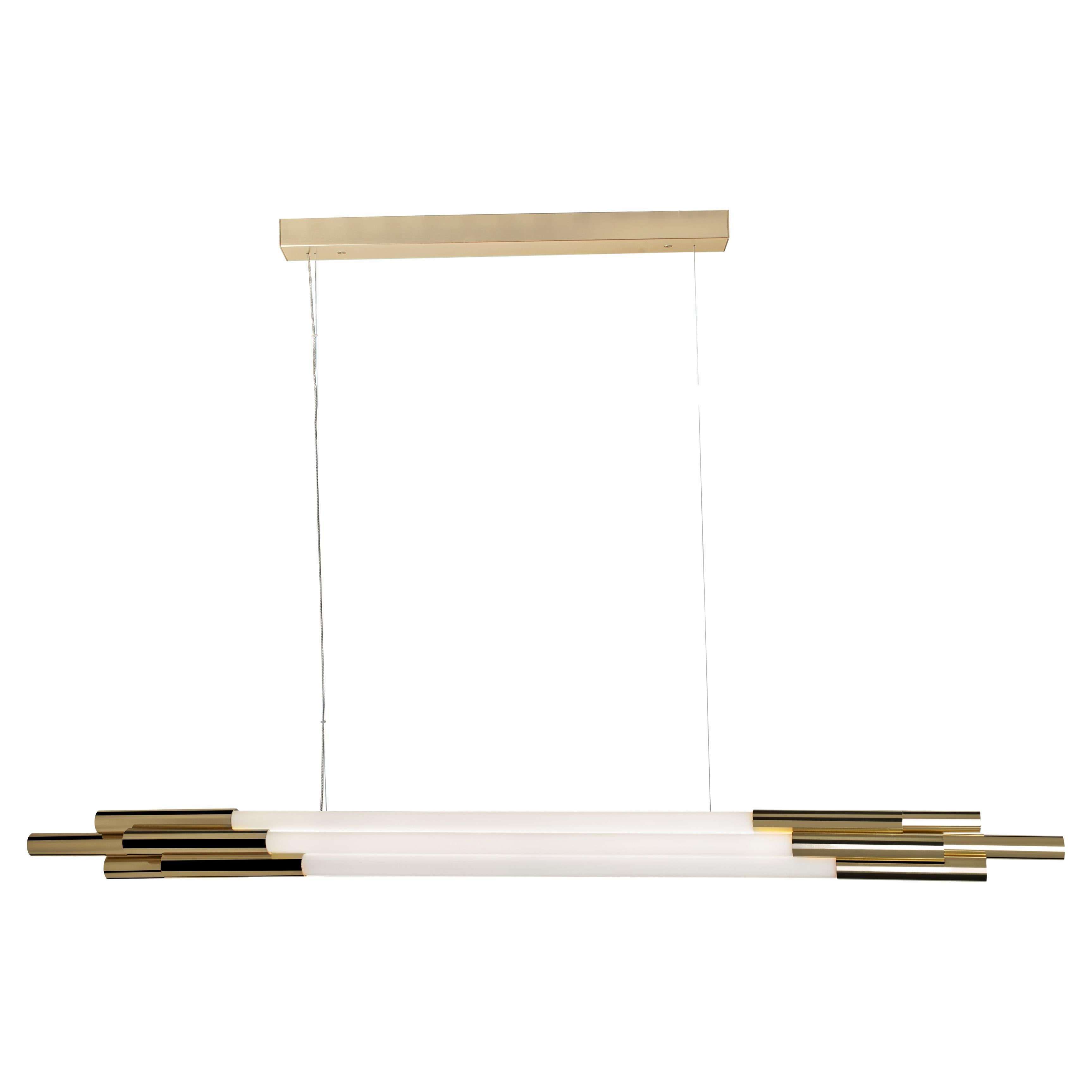 Small Horizontal Org Pendant Lamp by Sebastian Summa For Sale