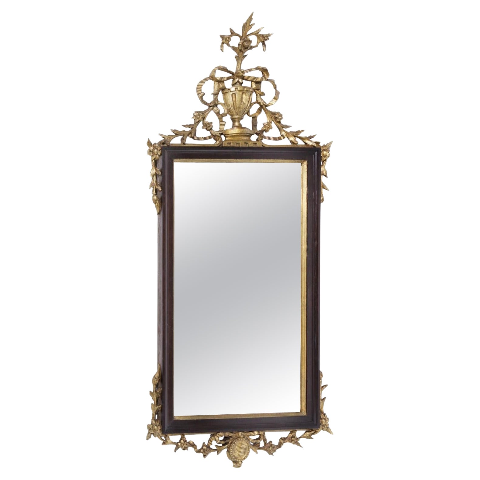 Portuguese Mirror with Frame, 19th Century For Sale