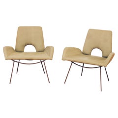 Vintage Brazilian 1960s Low Armchair by Carlo Hauner and Martin Eisler 