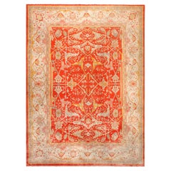 Nazmiyal Collection Decorative Antique Turkish Oushak Rug. 10 ft x 13 ft 3 in
