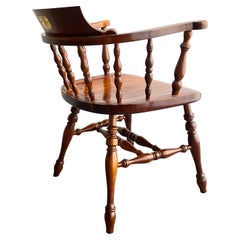 Studio-Made Captain’s Chairs in American Black Walnut, Winged Foot-2020