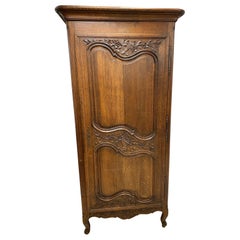 Antique French Single Door Armoire