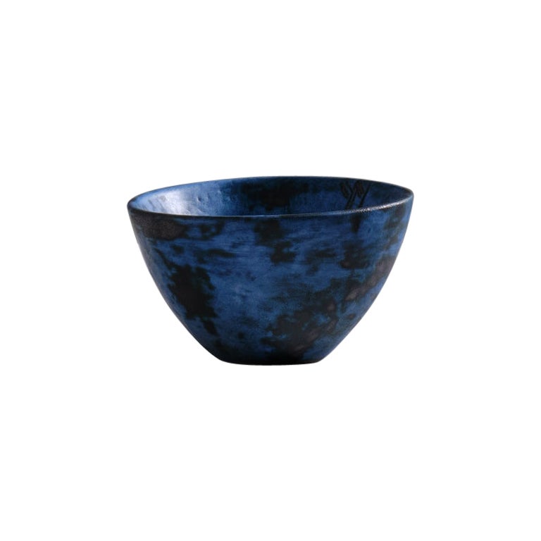 Small Organic Shaped Ceramic Bowl by Jacques Blin, France, 1950s For Sale