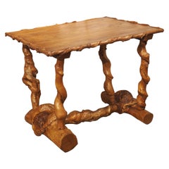 Unusual French Grape Vine Root Table, 1900s