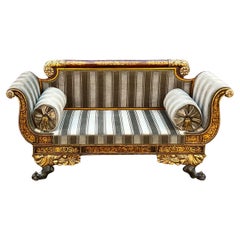 Early 19th Century Parcel Gilt Classical New York Sofa, circa 1820