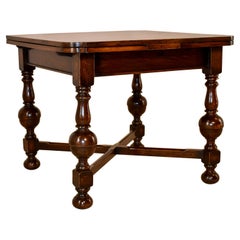 Edwardian Table with Draw-Leaves, circa 1900