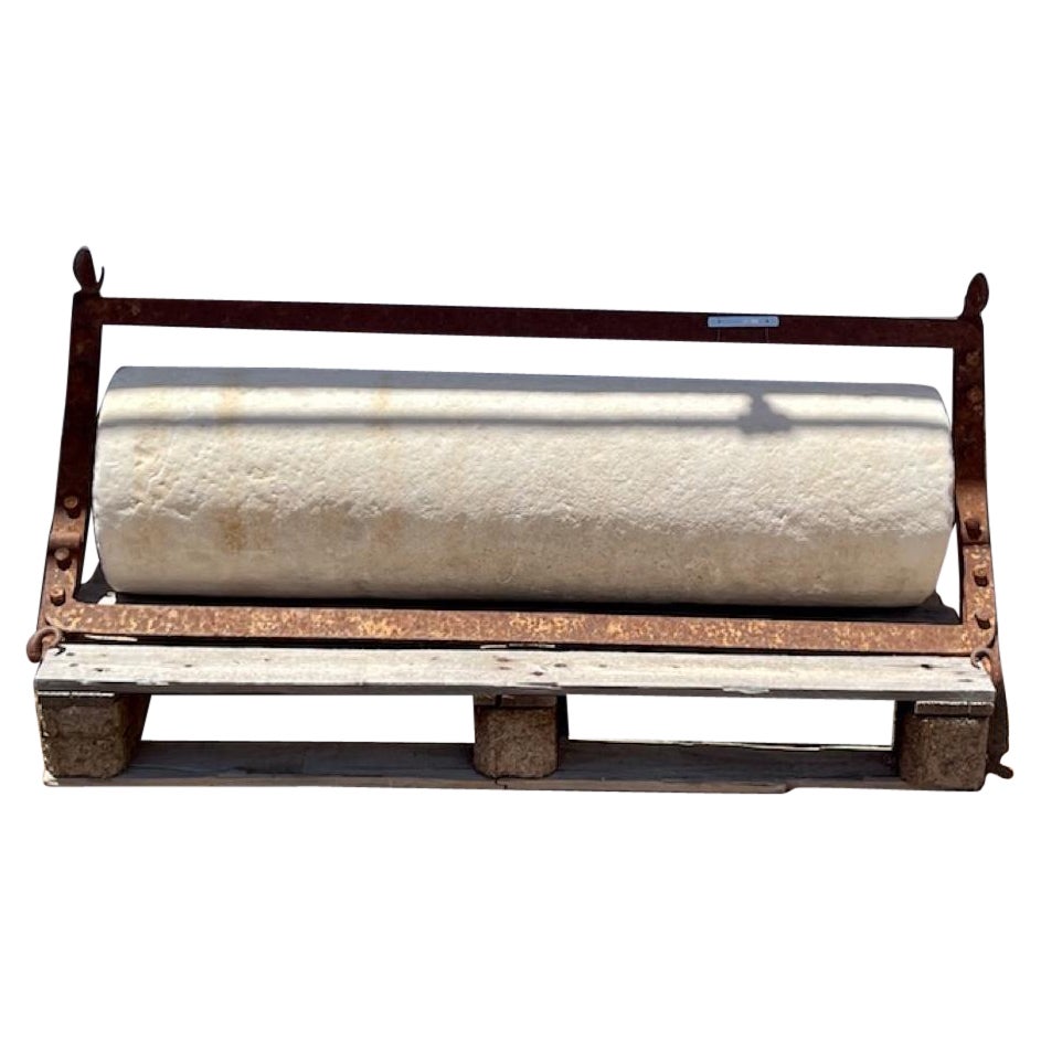 Antique Stone Grain Roller For Sale