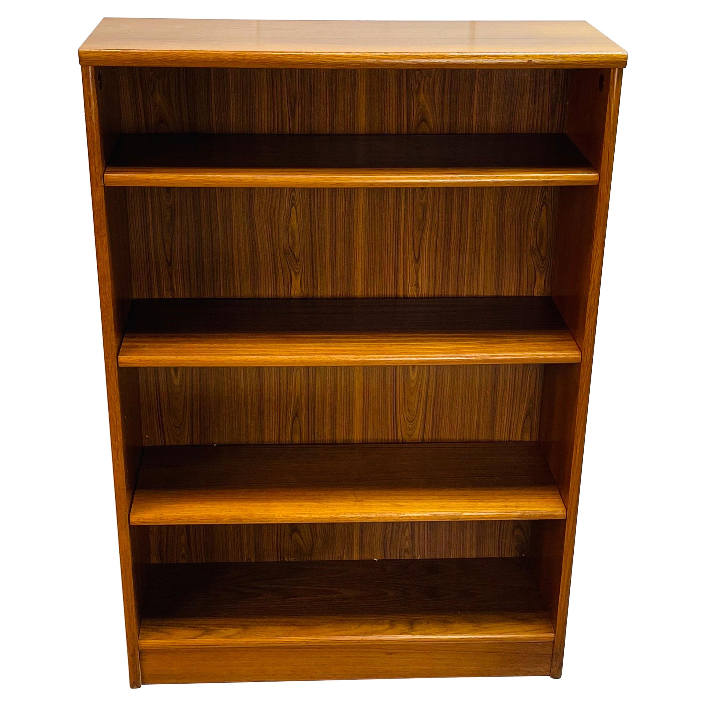 1970s Teak Wood Bookcase For Sale