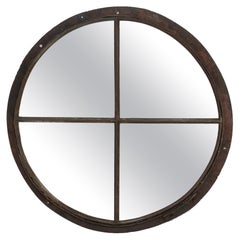 19th Century French Metal Mirror