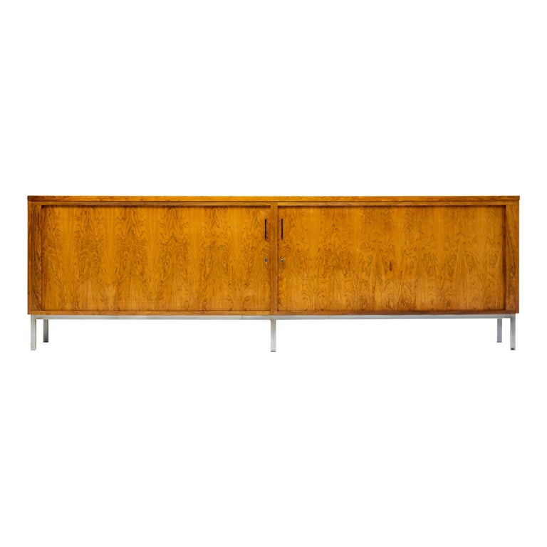 Rosewood Tambour Sideboard For Sale at 1stDibs