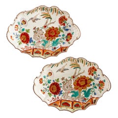 Pair of Very Rare Doccia Porcelain Dishes, circa 1780