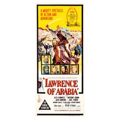 'Lawrence of Arabia' Original Vintage Australian Daybill Movie Poster, 1963