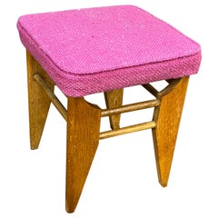 Sgabello del 1970 circa di Guillerme e Chambron, edizione "Votre Maison".