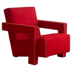 Vintage Gerrit Thomas Rietveld "Utrecht" Armchair for Cassina, 1935