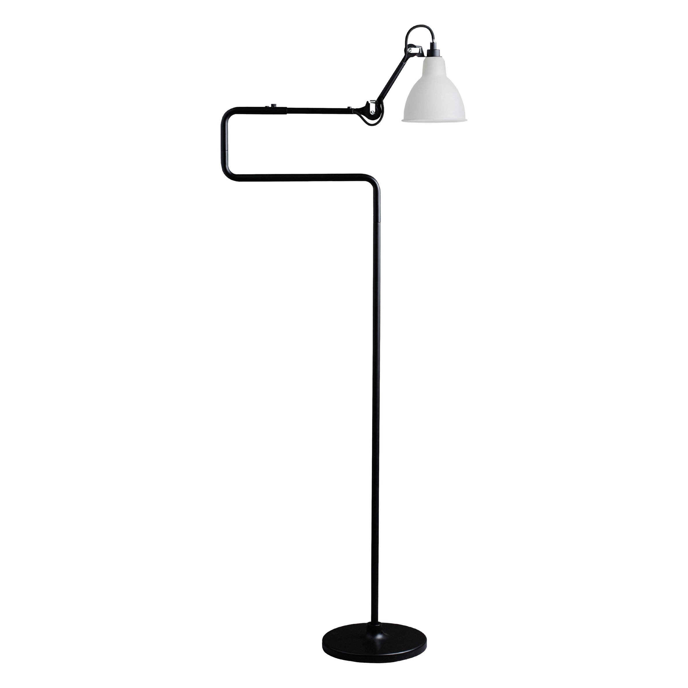 Polycarbonate Lampe Gras N° 411 Floor Lamp by Bernard-Albin Gras