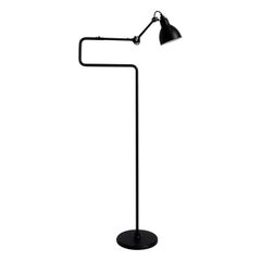 Lámpara de pie Lampe Gras N° 411 Negra de Bernard-Albin Gras