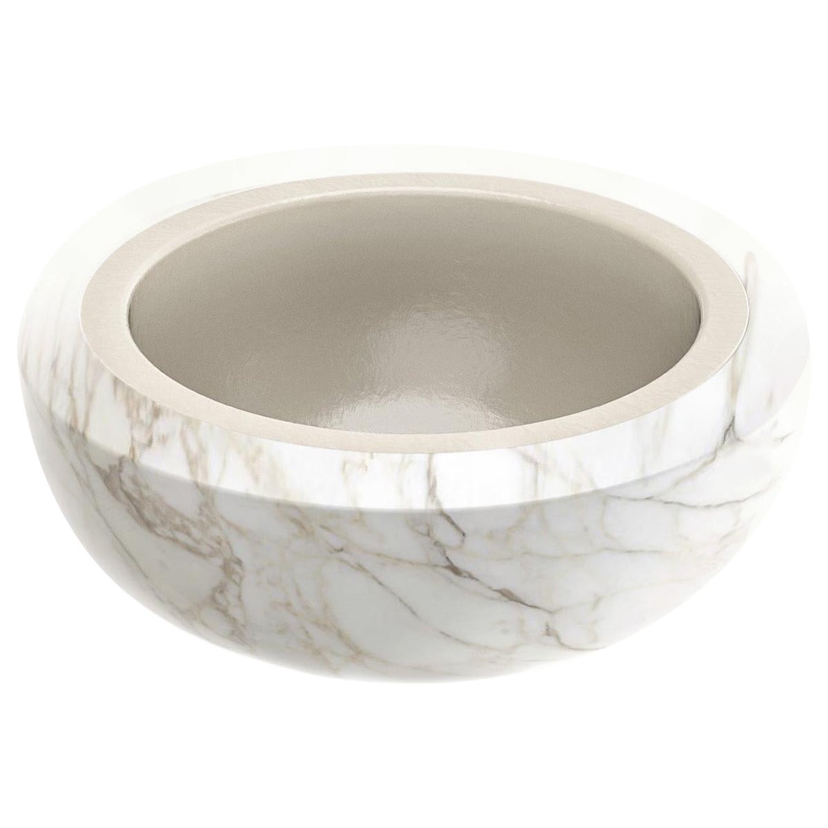 Cup Washbasin by Marmi Serafini For Sale