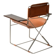 Bauhaus inspired Leather Rocking Chair
