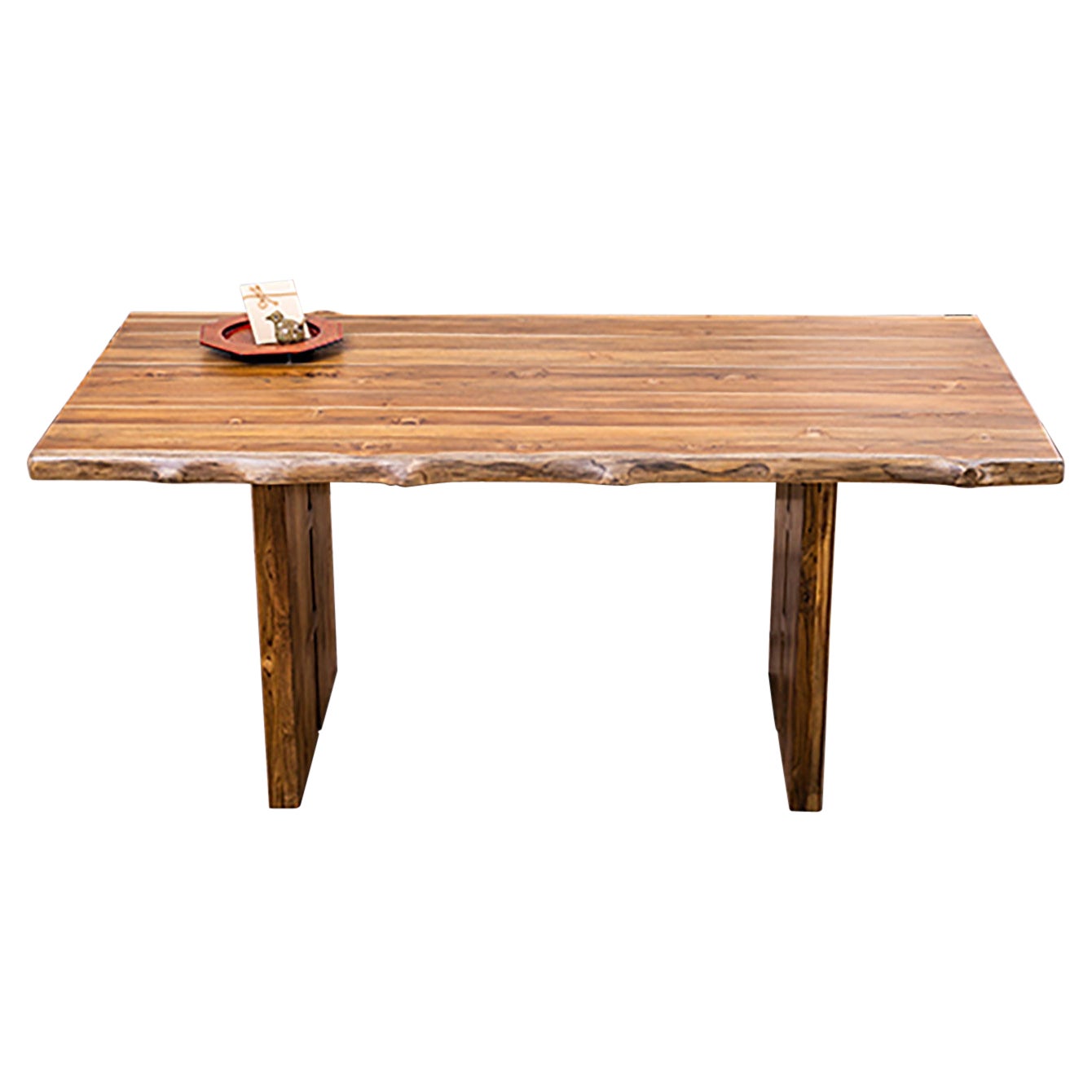 100% Solid Teak Dining Table in Autumn For Sale