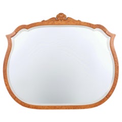 French Rococo Style Beveled Wall Mirror