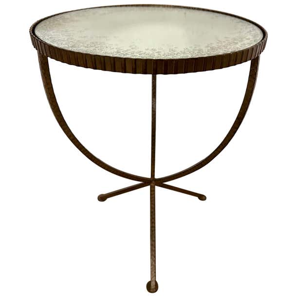 Beautiful view of Textured Glass Accent Table Top