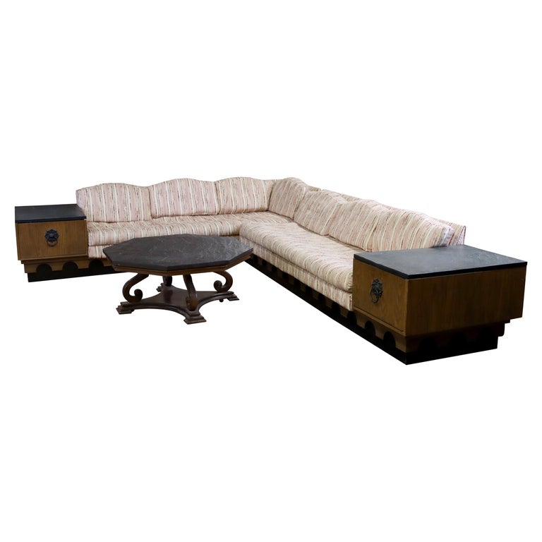 Adrian Pearsall "Strictly Spanish" Midcentury Sectional with Coffee
