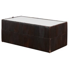 De Sede Patchwork Leather Storage Cube Coffee Table