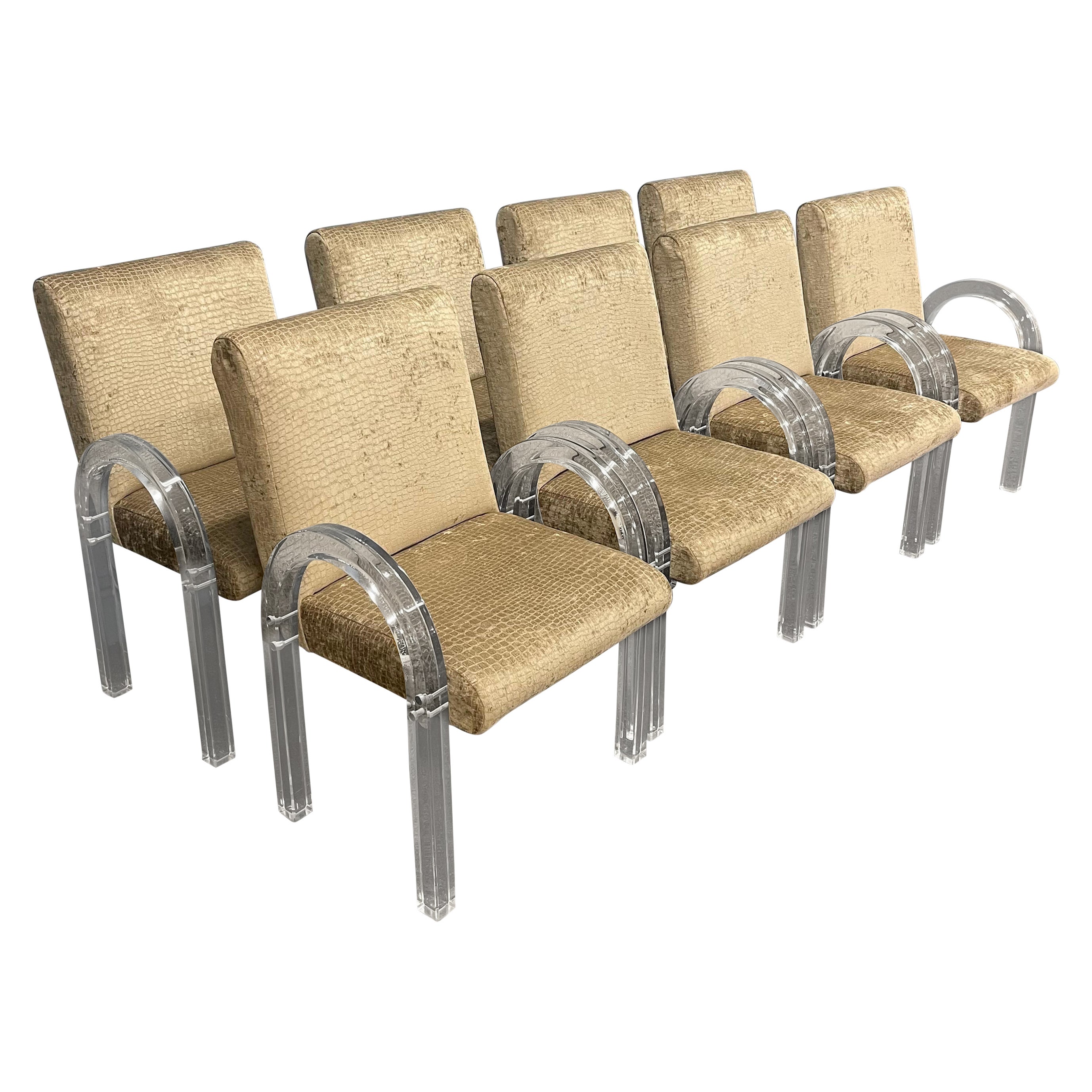 Set of Eight Archline Armchairs by Charles Hollis Jones For Sale
