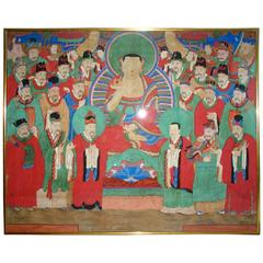 Large Korean Buddhist Painting, Chosen Period 6