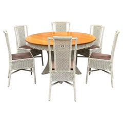 Antique Gilbert Prince Wicker Dining Set