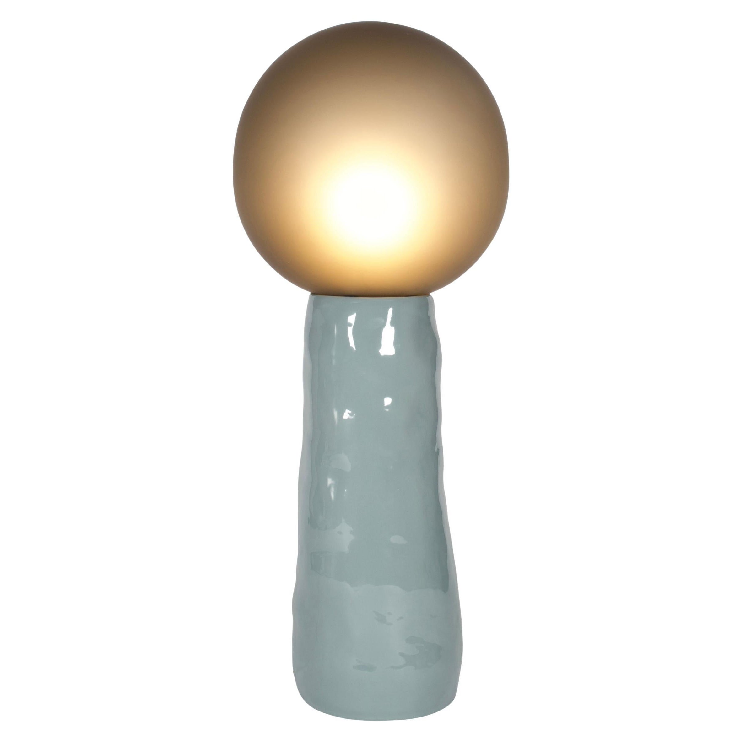 Kokeshi High Grey Acetato Grey Floor Lamp by Pulpo For Sale