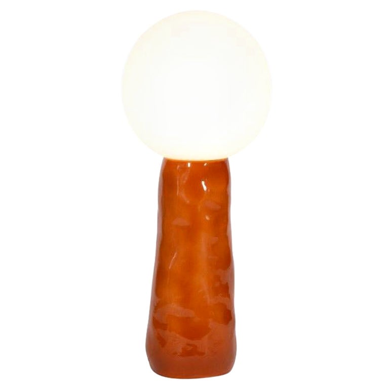 Kokeshi High White Acetato Terracotta Floor Lamp by Pulpo For Sale