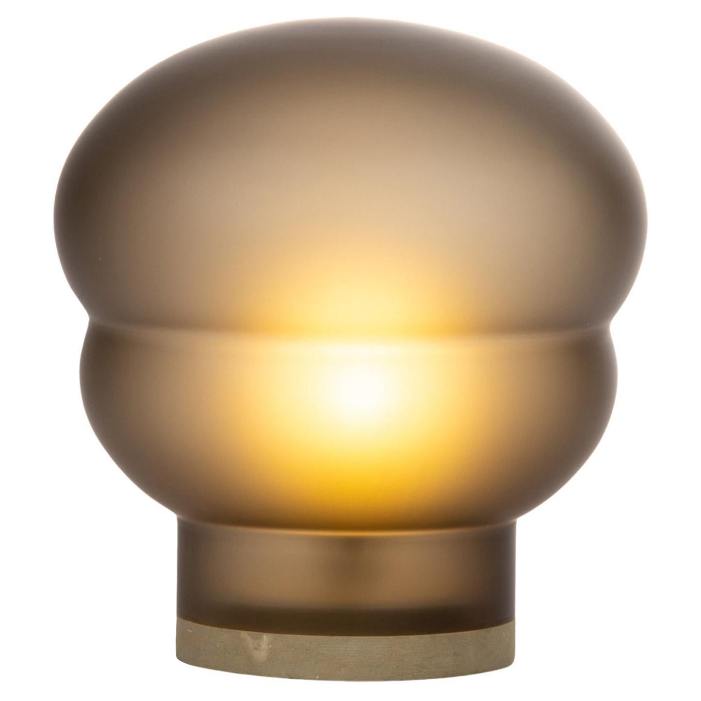 Kumo Medium Stehlampe aus rauchgrauem Acetato in Taupe von Pulpo