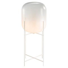 Oda in Between Moonlight White White Floor Lamp by Pulpo