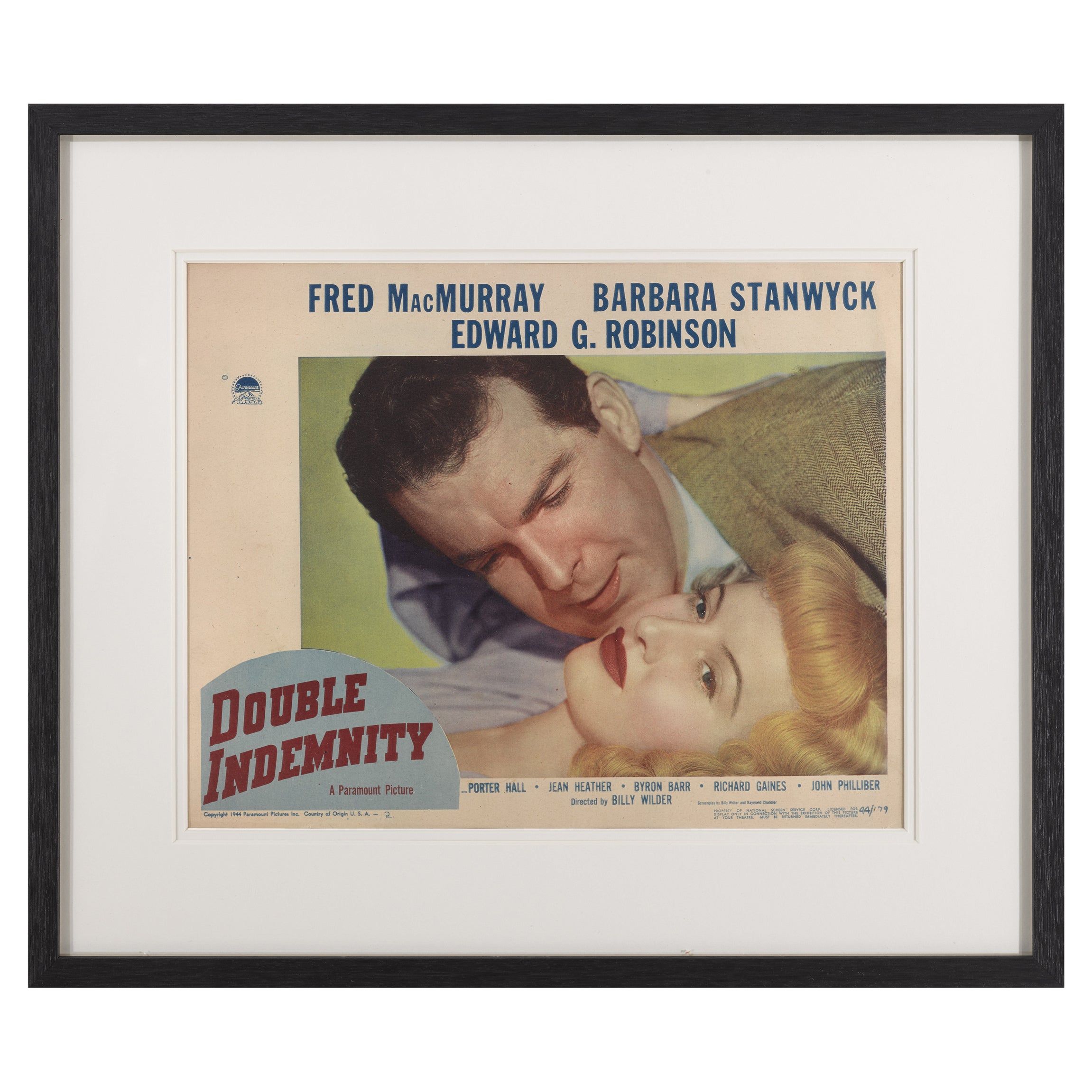 Double Indemnity For Sale