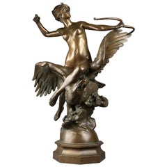 Georges Bareau, "Diana Riding the Eagle Jupiter", 19th Century