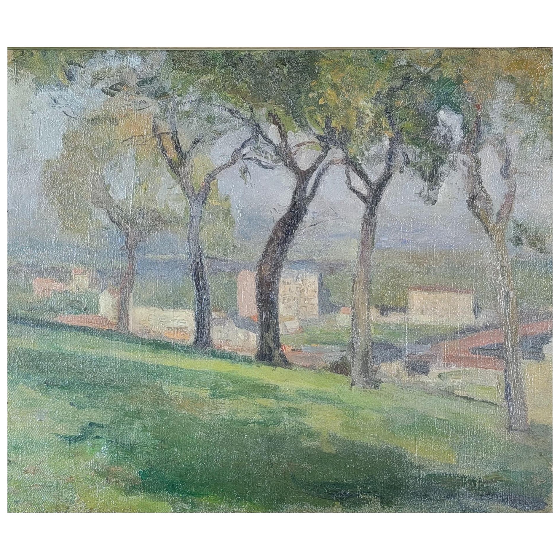 Französisches impressionistisches Gemälde von Andre Tondu