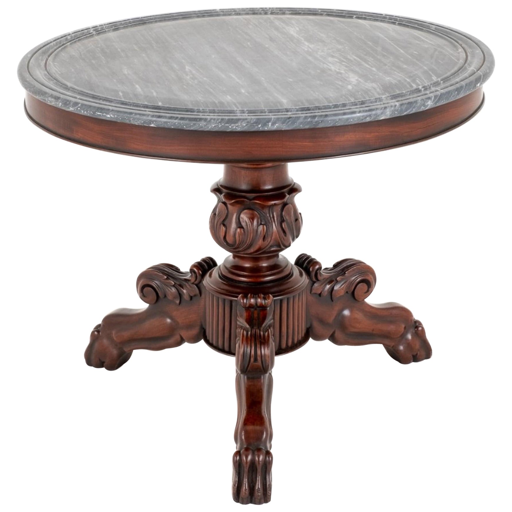 French Gueridon Table Mahogany Side Tables For Sale